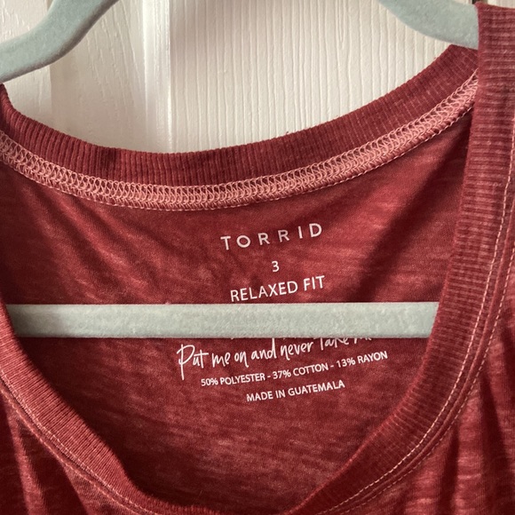 Torrid Relaxed Fit Tee Plus Size - Picture 3 of 5